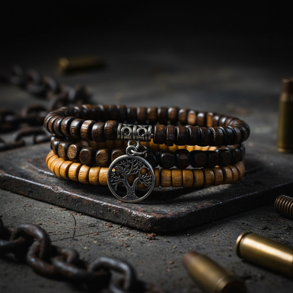 Houtlook Armbanden – Natuurlijk, Warm & Tijdloos