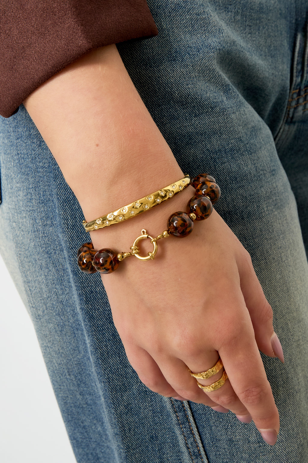 Acryl kralen armbanden kralen Retro Daily Classic serie dames sieraden-14mm