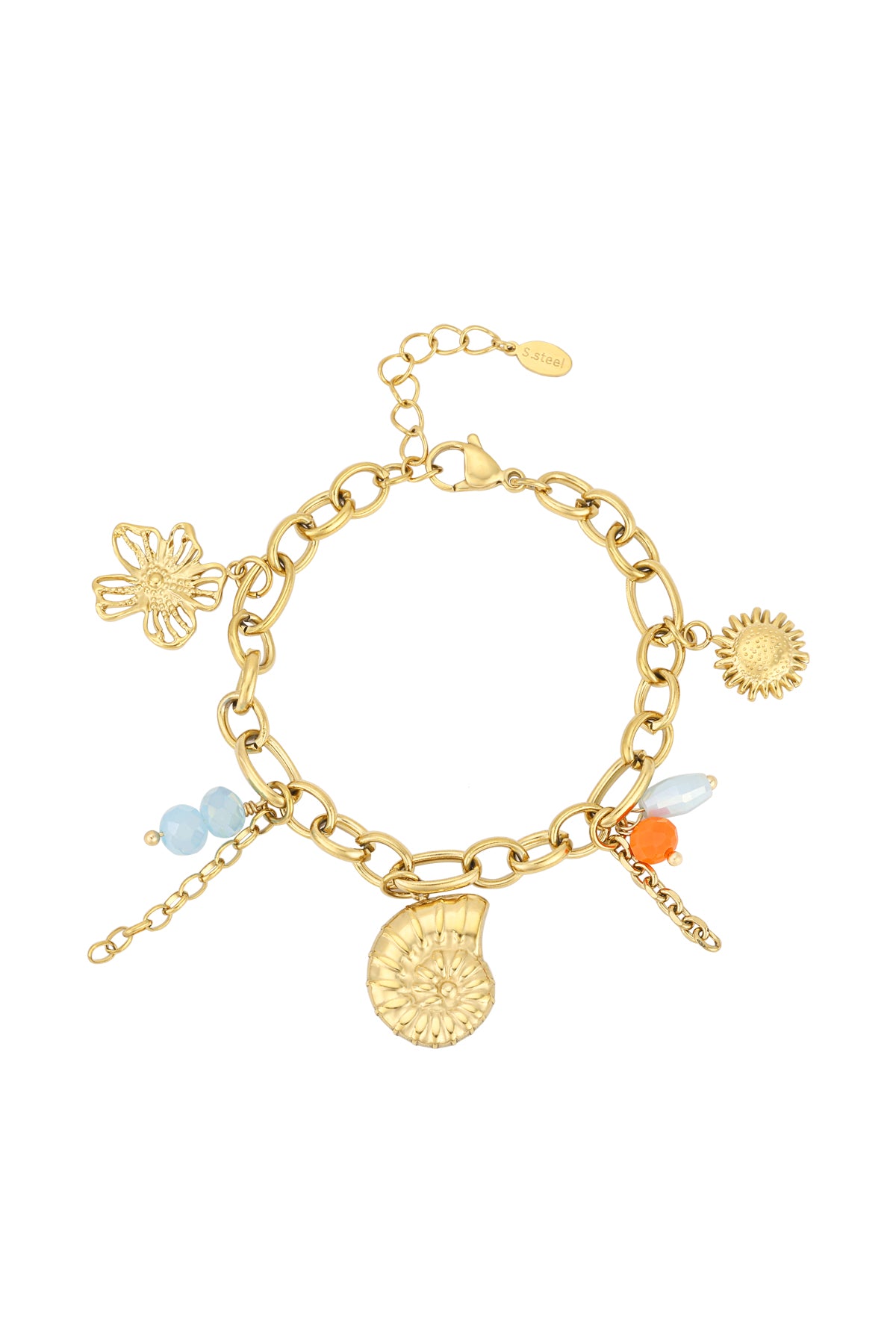 Gouden Zon Armband