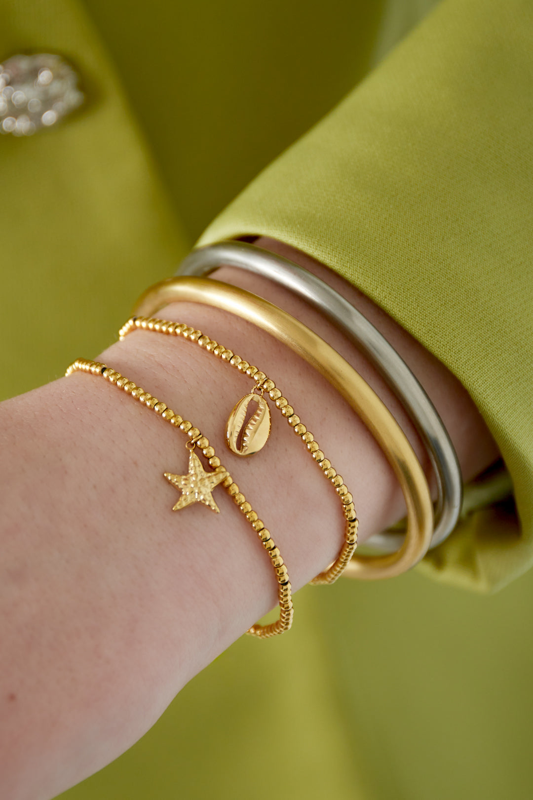 simpele schelp armband