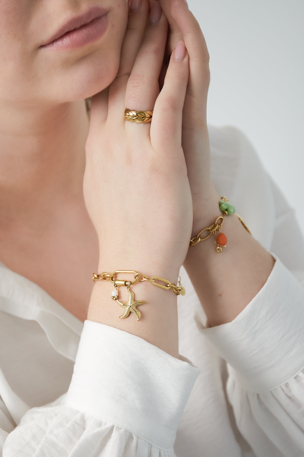 starfish in the sea armband