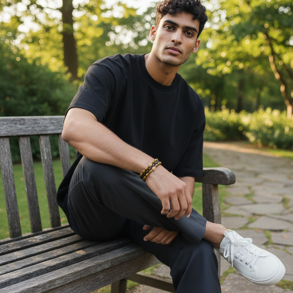 Houtlook Armbandenset (3-delig)